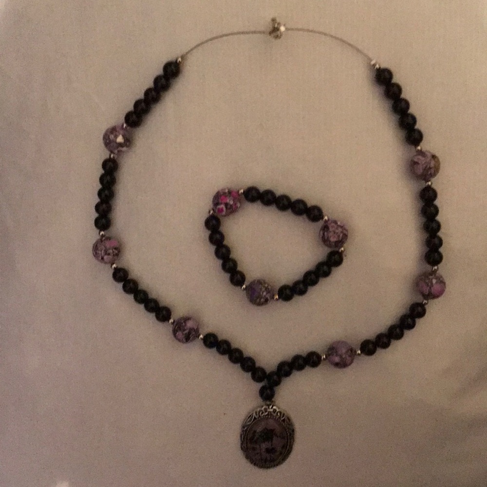 Necklace and Bracelet set.